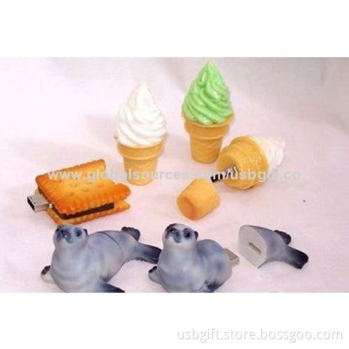 Delicious food USB flash drive, PVC material, 4GB